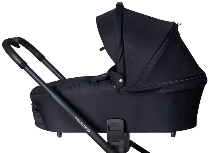 MUUVO Quick - wózek wielofunkcyjny, zestaw 2w1 z gondolą standard | Raven + Onyx Black (+ ADAPTERY)