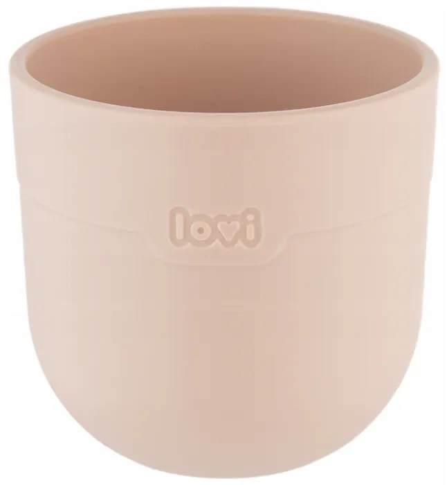 LOVI - zestaw naczyń: miseczka, talerz i kubek | Nude