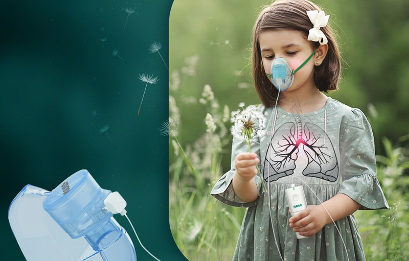 NENO Bene - mobilny nebulizator siateczkowy dla niemowląt, dzieci i dorosłych