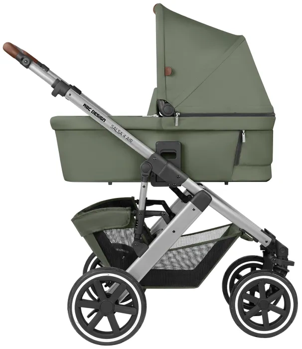 ABC DESIGN Salsa 4 Air - wózek wielofunkcyjny, zestaw 2w1 | Olive