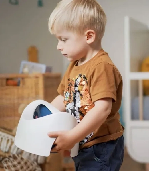 TEGA BABY Teggi - dwustronny, modułowy nocnik Potty | różowo-szary