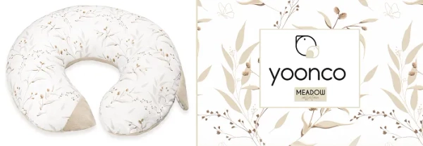 YOONCO - poduszka do karmienia Rogal | Meadow