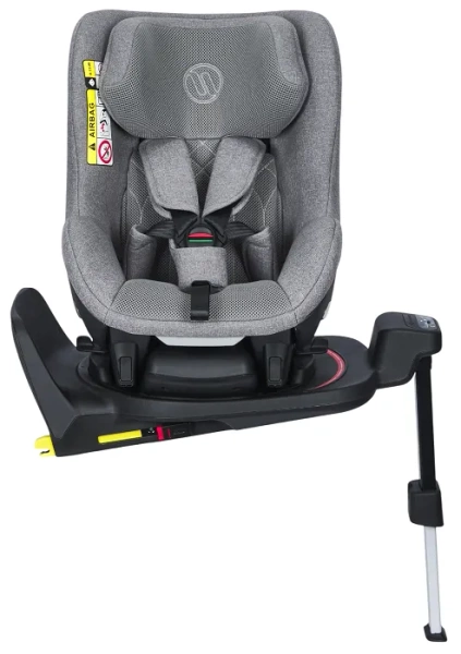 AVIONAUT Aerofix RWF Airflow - fotelik samochodowy 0-18,5 kg + obrotowa baza IQ Orbit | Grey