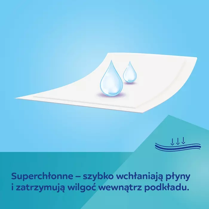 CANPOL BABIES - wielofunkcyjne podkłady higieniczne 60x60cm | 10szt.