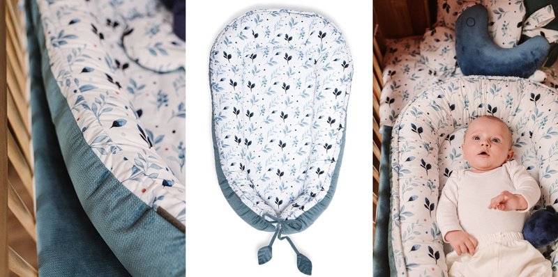 YOONCO - kokon niemowlęcy Standard 55x90 cm | Berry