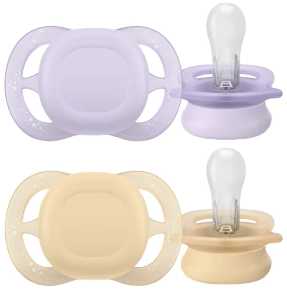 PHILIPS AVENT Ultra Start - smoczek ortodontyczny 2 szt. | 0-2 m