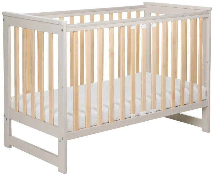 YOONCO - łóżeczko Iwi + komoda + przewijak miękki Owieczka | Beż-Buk