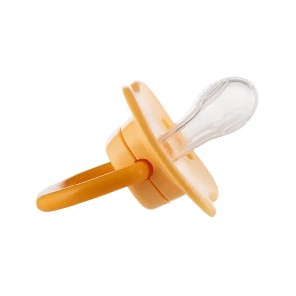 CANPOL BABIES - smoczek uspokajający 6-18m symetryczny BabiesBoo 2 szt. | pomarańczowe