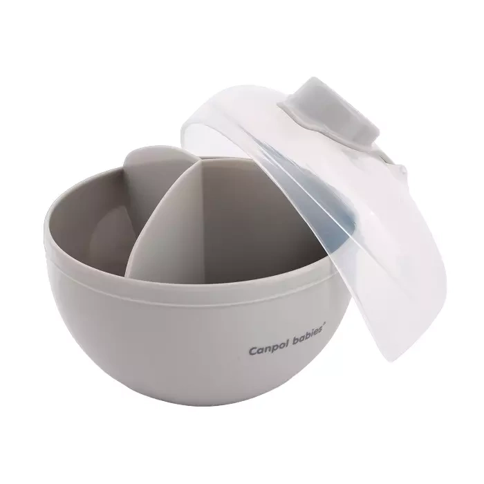 CANPOL BABIES - pojemnik na mleko w proszku szary