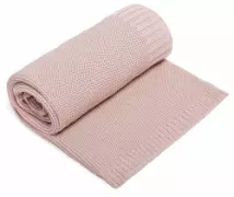 YOONCO Ptaszek - kocyk bambusowy 80x100 cm | Różowy