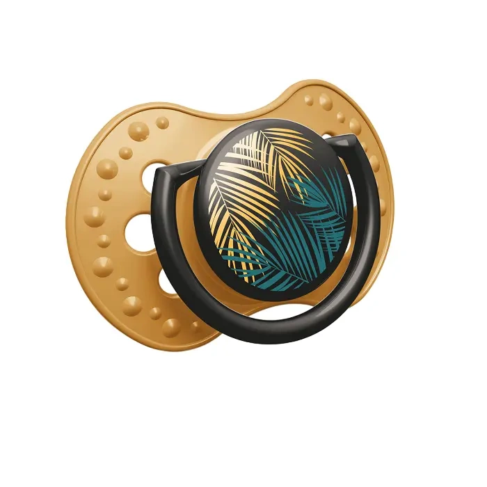 LOVI - smoczek silikonowy dynamiczny JUNGLE BOY 2 szt. | 0-3 m