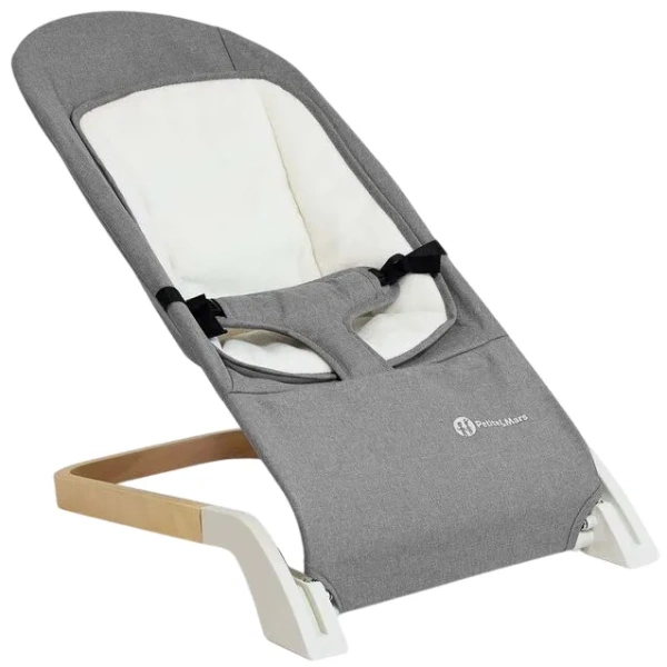 PETITE & MARS Calmy - leżaczek z funkcją kołysania | Grey