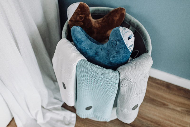 YOONCO Ptaszek - kocyk bambusowy 80x100 cm | Miętowy