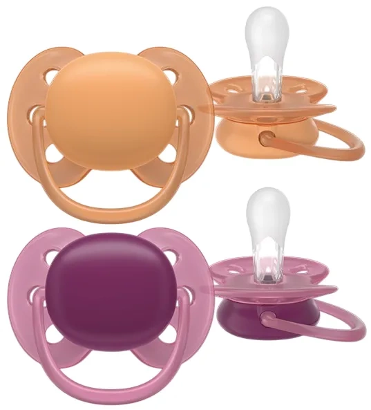 PHILIPS AVENT Ultra Soft - smoczek ortodontyczny 2 szt. | 18 m+