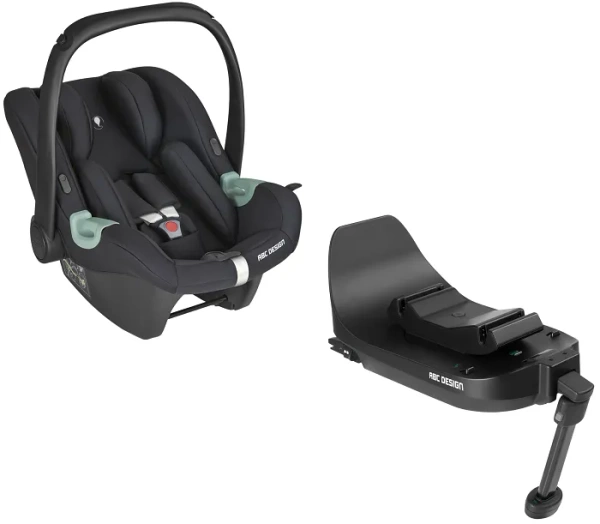ABC DESIGN Tulip i-Size - fotelik samochodowy 0-13 kg + obrotowa baza Root | Black