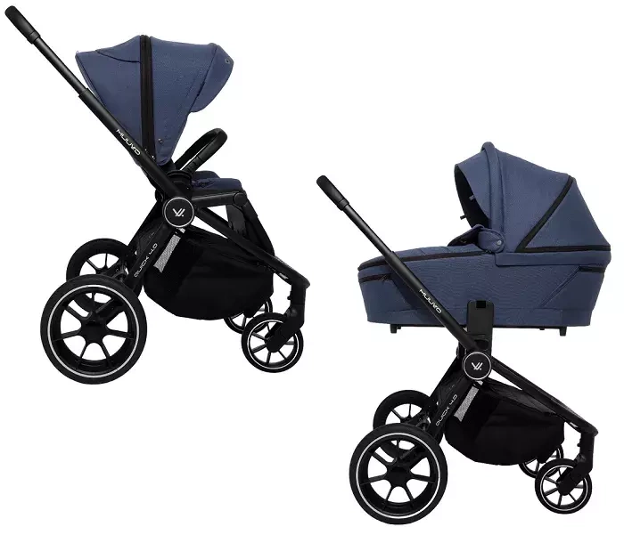 MUUVO Quick 4.0 - wózek wielofunkcyjny, zestaw 2w1 | Azure Blue