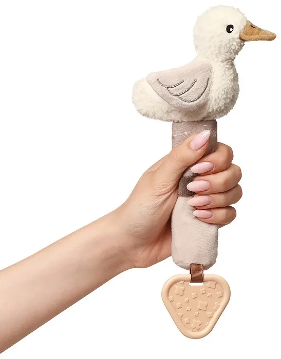 BABYONO Goose Zoe - piszczek z gryzakiem