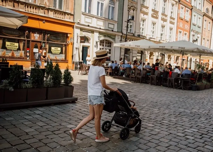 MUUVO Quick - wózek wielofunkcyjny, zestaw 2w1 z gondolą Quick standard | Rocky Grey (+ ADAPTERY)