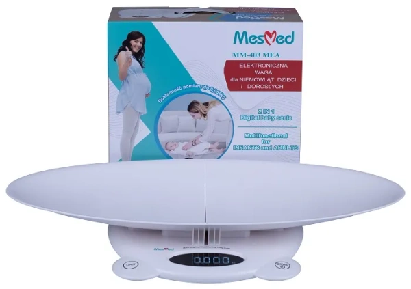 MESMED - elektroniczna waga dla niemowląt, dzieci i dorosłych | Mea