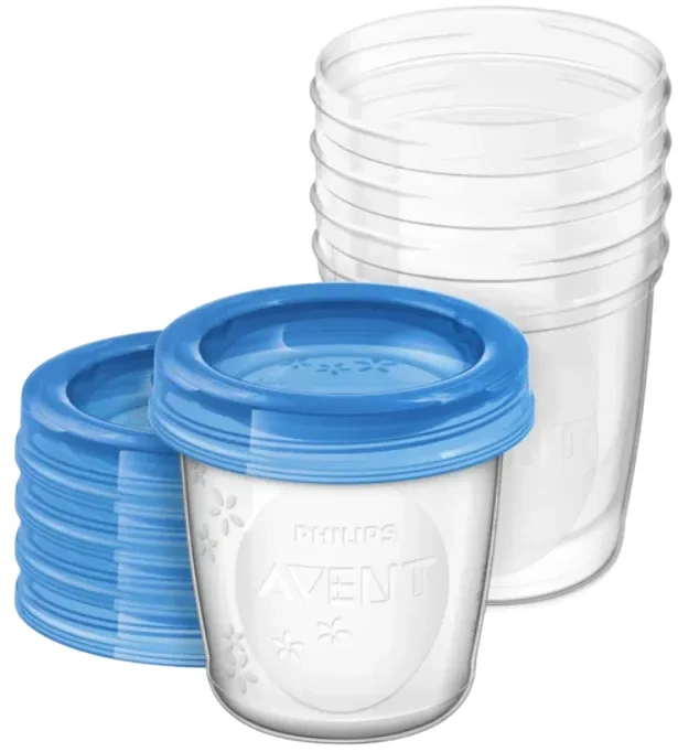 PHILIPS AVENT - pojemniki do przechowywania pokarmu 180 ml | 5 sztuk