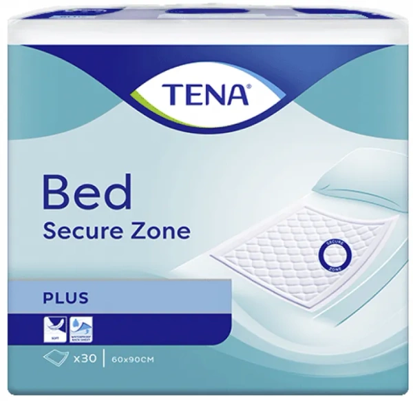 TENA Bed Secure Zone Plus - podkłady higieniczne 60 x 90 cm | 30 szt.