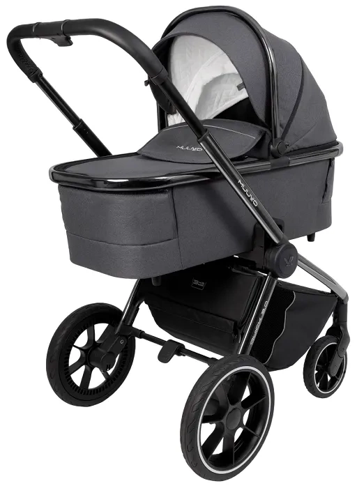 MUUVO Quick 3.0 Black Chrome - gondola XL do wózka | Iron Graphite