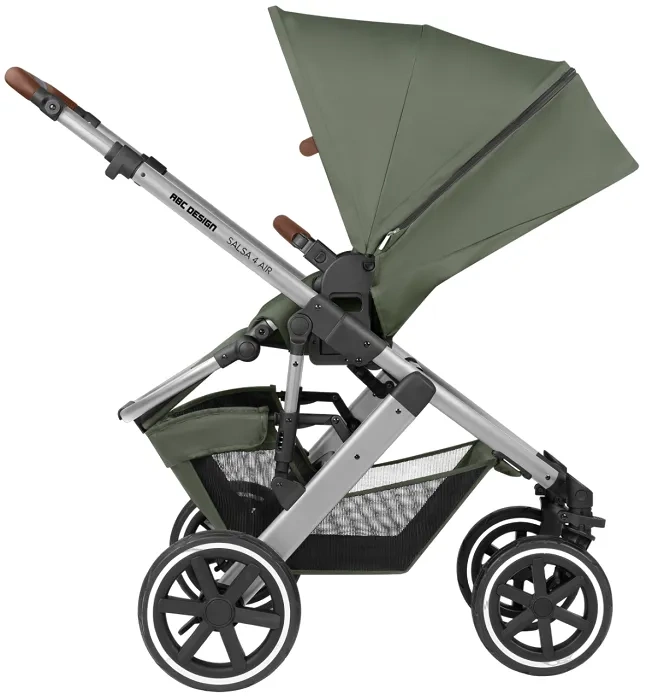 ABC DESIGN Salsa 4 Air - wózek wielofunkcyjny, zestaw 2w1 | Olive