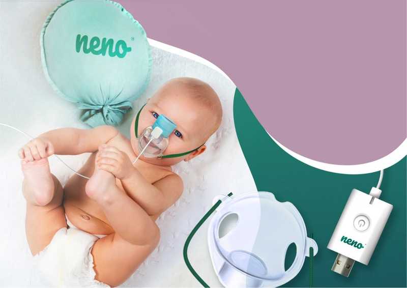 NENO Bene - mobilny nebulizator siateczkowy dla niemowląt, dzieci i dorosłych