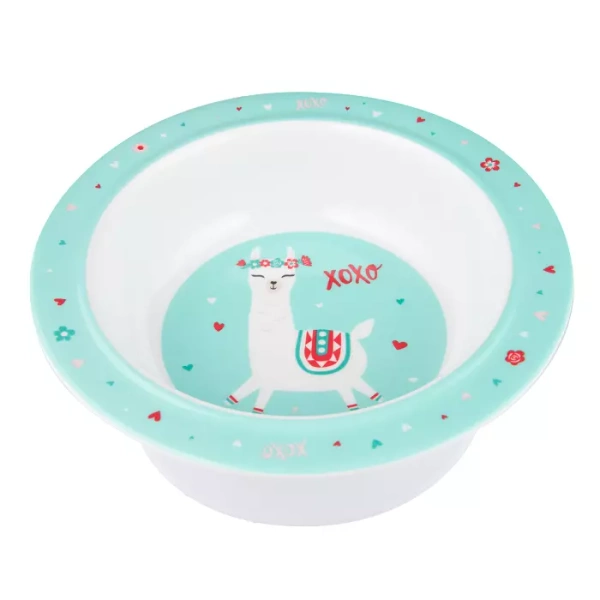 CANPOL BABIES - miska z przyssawką z melaminy 270ml EXOTIC ANIMALS | LAMA