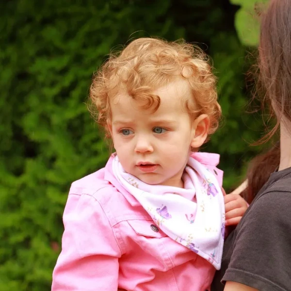 BABYONO - bawełniany śliniak apaszka 2 szt. | Floral