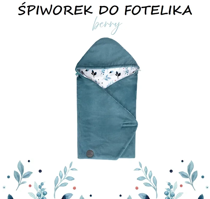 YOONCO - śpiworek do fotelika samochodowego i gondoli | Berry