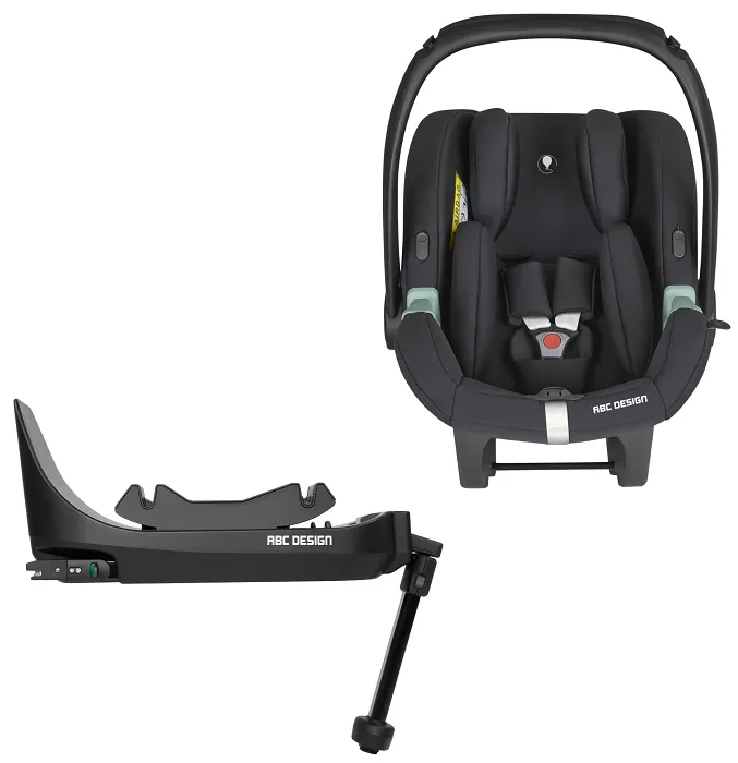 ABC DESIGN Tulip i-Size - fotelik samochodowy 0-13 kg + obrotowa baza Root | Black