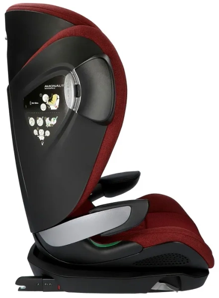 AVIONAUT MaxSpace AirFlow - fotelik samochodowy 15-50 kg, 100-150 cm | Red