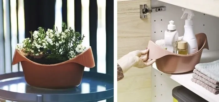 TEGA BABY Teggi - dwustronny, modułowy nocnik Potty | lniano-biały