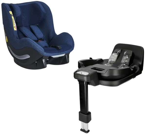AVIONAUT Aerofix RWF Airflow - fotelik samochodowy 0-18,5 kg + obrotowa baza IQ Orbit | Navy