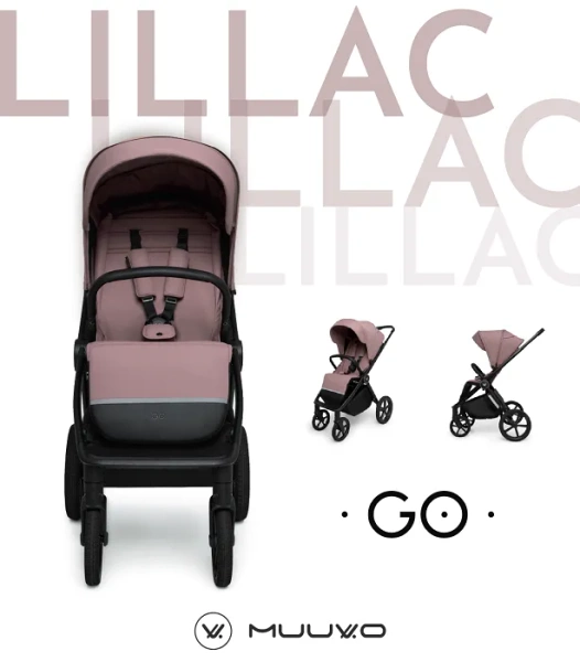 MUUVO Go - wózek spacerowy z akcesoriami | Lillac