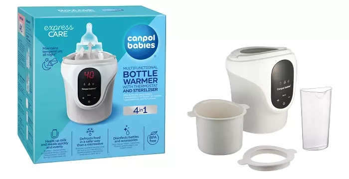 CANPOL BABIES - podgrzewacz i sterylizator do butelek 4w1 z termostatem