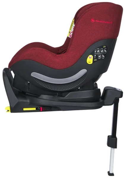 AVIONAUT Aerofix Airflow - fotelik samochodowy 0-18,5 kg + obrotowa baza IQ Orbit | Red