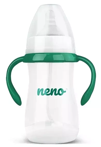 NENO Bottle 240 - butelka do karmienia i nauki picia ze smoczkiem | 240 ml