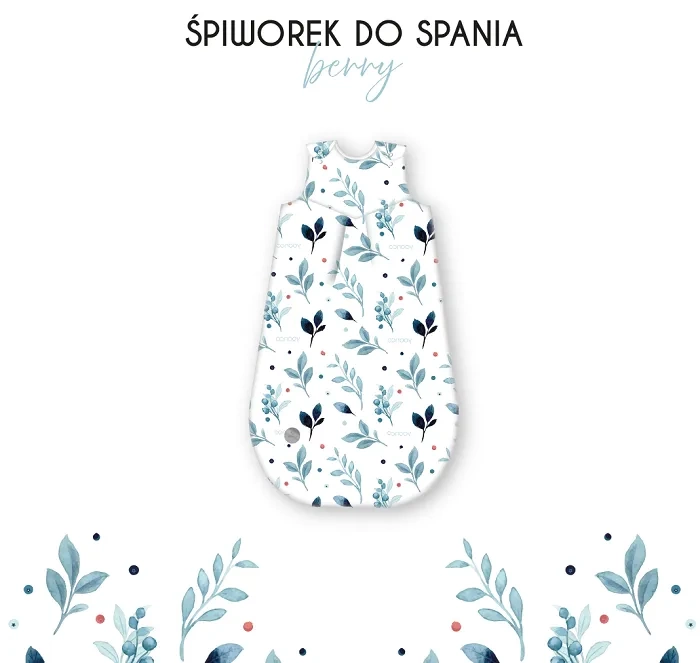 YOONCO - lekki śpiworek do spania dla niemowlaka | Berry