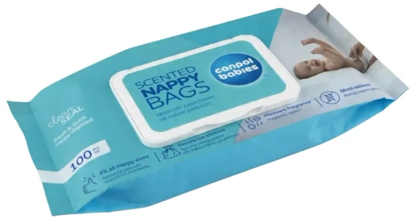 CANPOL BABIES - zapachowe woreczki na zużyte pieluszki | 100 szt.