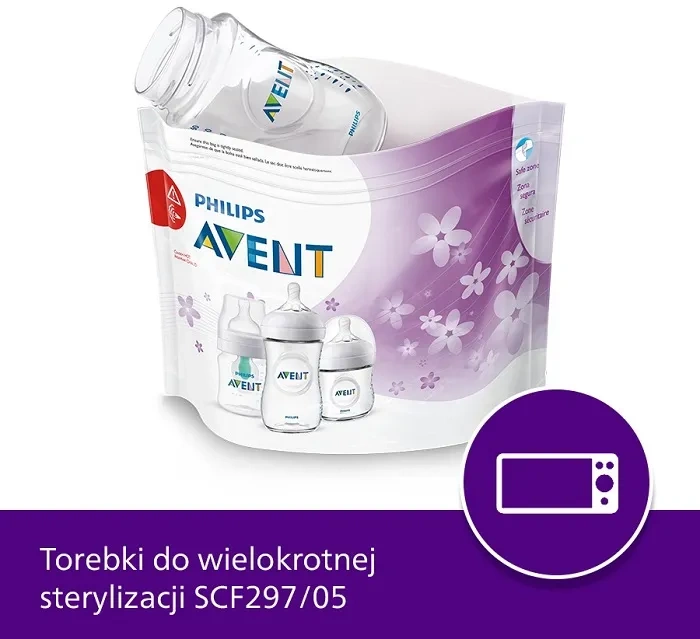 PHILIPS AVENT - woreczki do sterylizacji w kuchence mikrofalowej 5 szt.