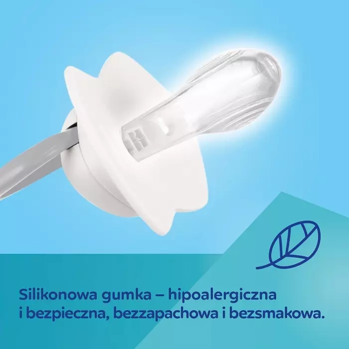 CANPOL BABIES - smoczek silikonowy Light touch 18m+ symetryczny | DOGS 2 szt.