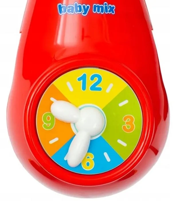 BABY MIX - karuzela do łóżeczka z projektorem i pozytywką | Czerwona