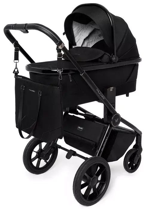 MUUVO Quick SE 2 - wózek wielofunkcyjny, zestaw 2w1 | Chromium Black