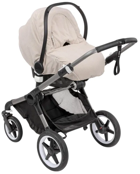 COZYWAY - pokrowiec na fotelik dla niemowlaka | White Chocolate