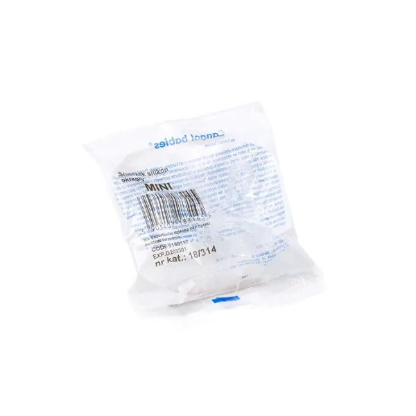 CANPOL BABIES - smoczek silikon mini okrągły do butelki wąskiej 1 szt. | 0m+