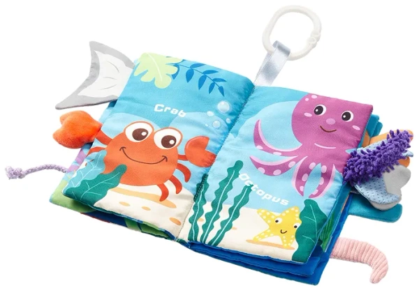 BABYONO - książeczka sensoryczna | Go to the Ocean