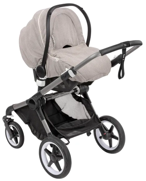 COZYWAY - pokrowiec na fotelik dla niemowlaka | Milk Chocolate