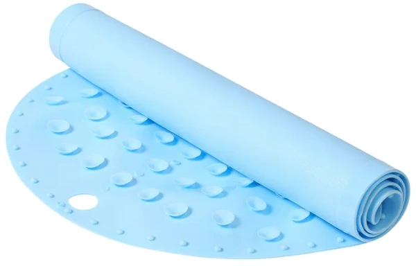 BABYONO - mata antypoślizgowa do kąpieli | Niebieska